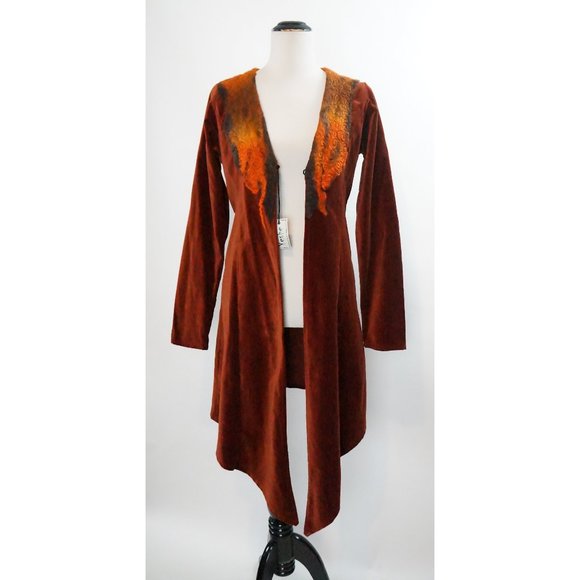 Yeshe Jackets & Blazers - Yeshe Velvet and Felted Wool Jacket